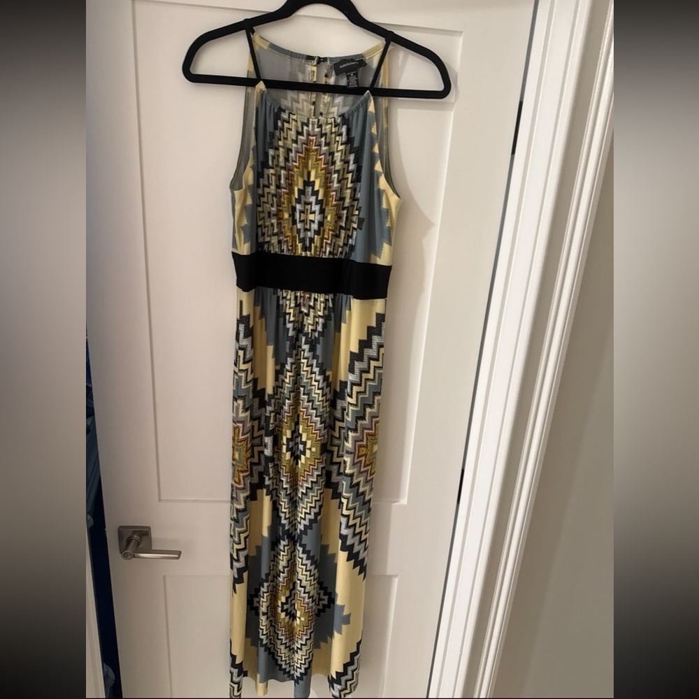 Geometric Patterned Maxi Dress RM Richards maxi halter dress size 10